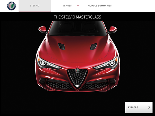 Alfa Romeo Stevlio Microsite